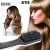 electric ceramic beard hair straightener brush comb wholesale