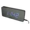 Super Thin Wall Led Wooden Clock with Light Adjustment
