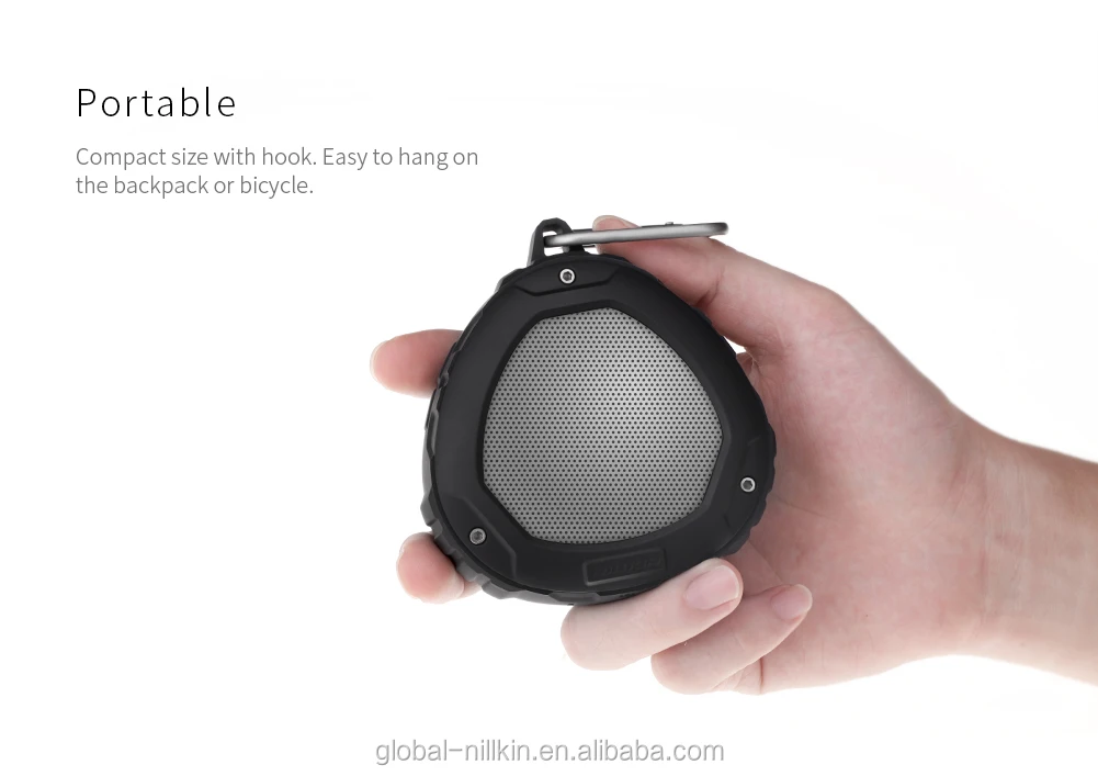 Nillkin wireless audio portable 3W IPX4 outdoor waterproof bluetooth speaker - ANKUX.COM