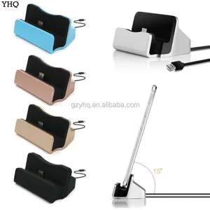 Mobile Phone Type c Accessories Sync Data Charging Dock Station Desktop Docking Charger USB Cable Dock For iPhone X S8