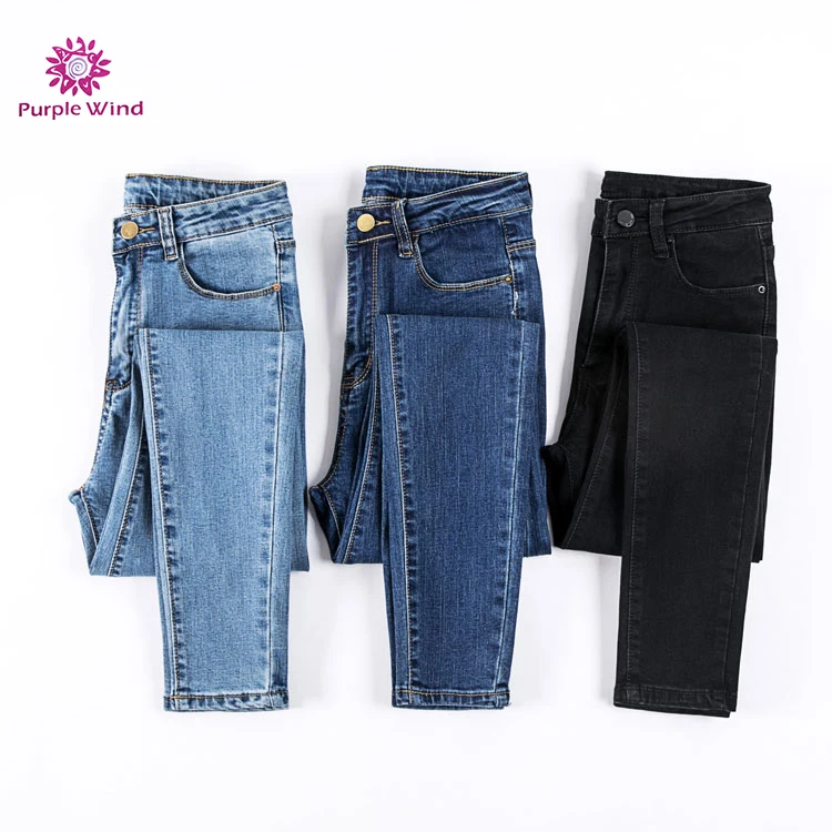 

2018 Jeans Female Denim Pants 3 Color Womens Jeans Stretch Bottoms Skinny Pants For Women, Picture