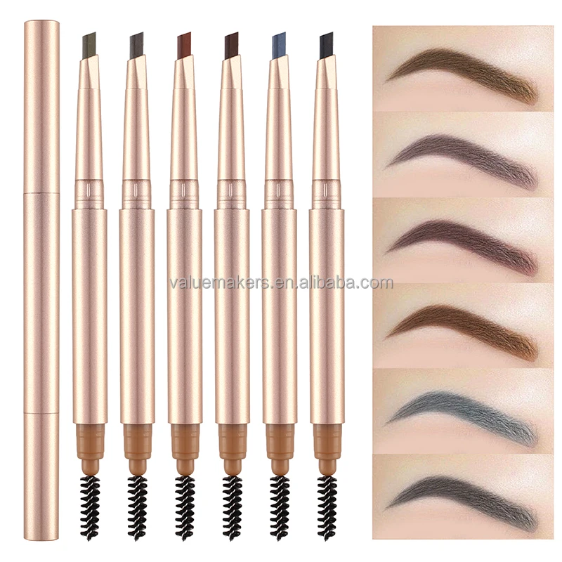 

Makeup Automatic Eyebrow Pencil With Eye Brows Brush Waterproof Long-lasting eyebrow pencil private label