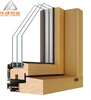 Hot sale Chinese Supplier aluminium wood finish window