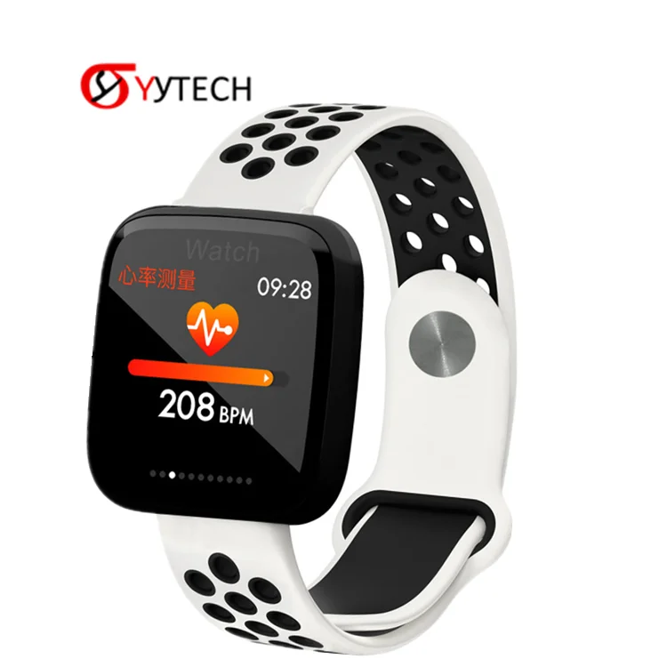 

SYYTECH New 1.3 inch HD F15 smart watch Bluetooth heart rate blood pressure monitoring sports Smart bracelet phone, Black gray;black green;black white;white black;red black