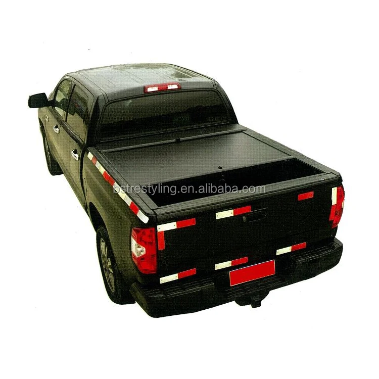 Aluminum Retractable Tonneau Cover Truck 4x4 Roller Lid With Lock Handpull Truck Bed For Ranger