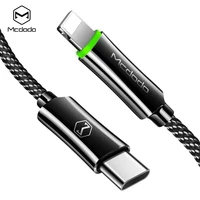 

MCDODO knight series type-c to ip auto disconnect data cable,PD fast charging data cable for iphonex/xs/8/8plus/max 1.8m