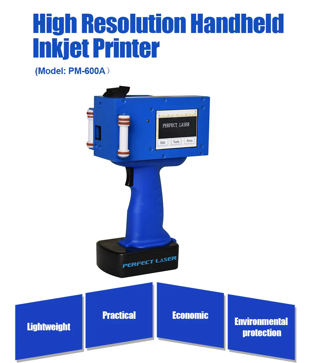 Perfect Laser Portable Inkjet Batch Code Printers Print Machine For Code Marking On Wood,Metal