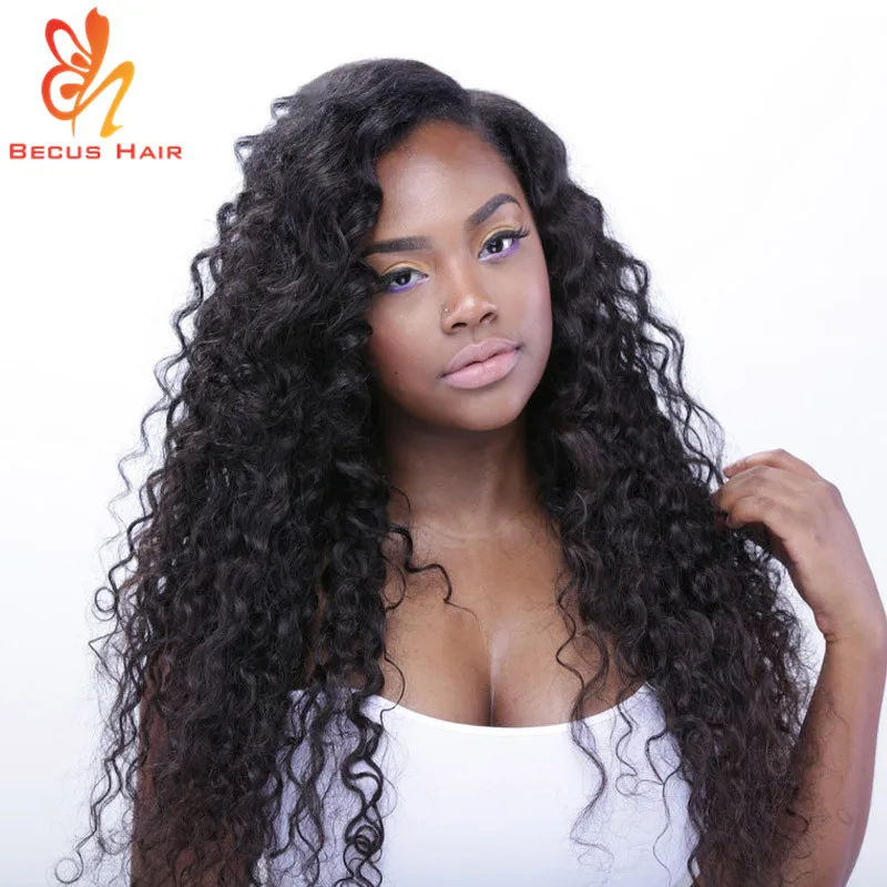 

8A India 4x4 inch lace closure hair curly 100% human hair wig