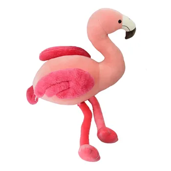 flamenco de peluche gigante