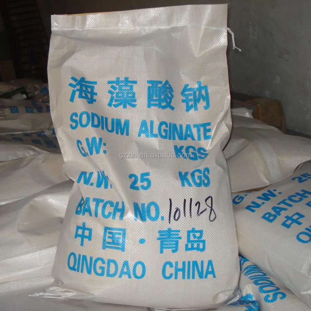 sodium alga acid/sodium alginate powder textile grade bulk