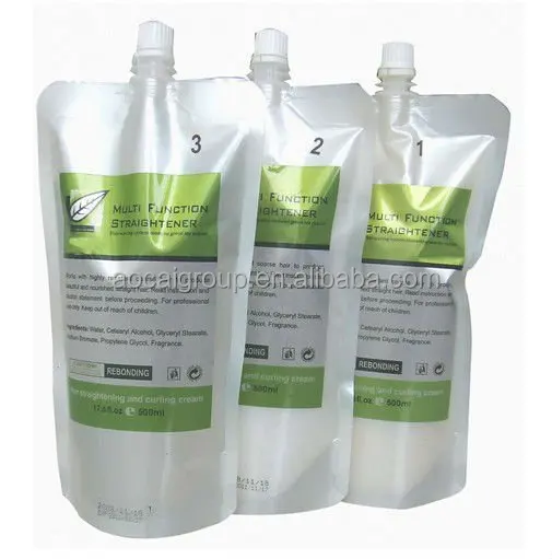 Oem Pouch Packing Hair Straightening Cream Price 1000ml 3 Buy