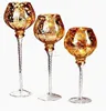 tall gold mercury goblet candlestick
