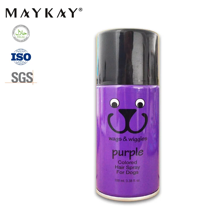 Temporary Oem Private Label Easy Wash Purple Hair Color Spray Dog