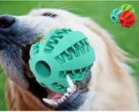 

Pet Dog Puppy Cat Soft Rubber Dental Teeth Cleaning Chew Toys Food Feeder Dispenser Funny Indestructible Play Safety Toy