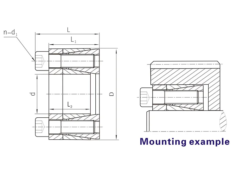 keyless shaft wheel connect locking assembly