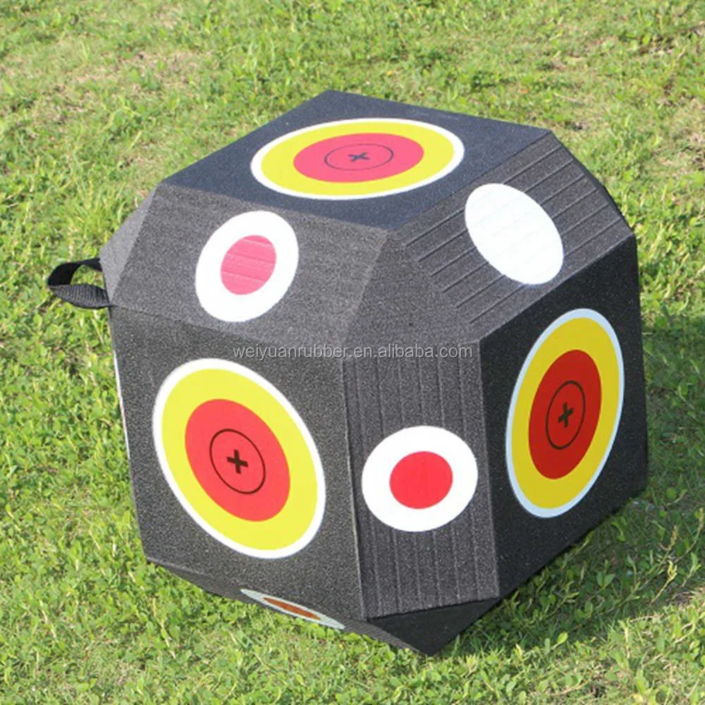 Supply 3d Cube High Density Foam Polyhedral Shooting Target Different