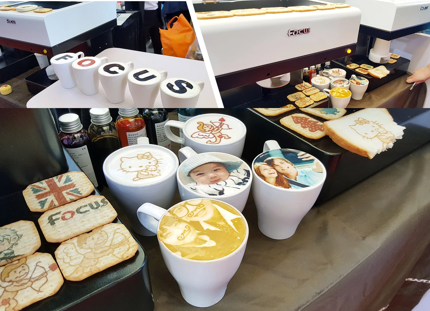 Focus Fairyjet Pro Edible Ink Wifi Usb Optional Latte Art Coffee Printer Machine Price 3d