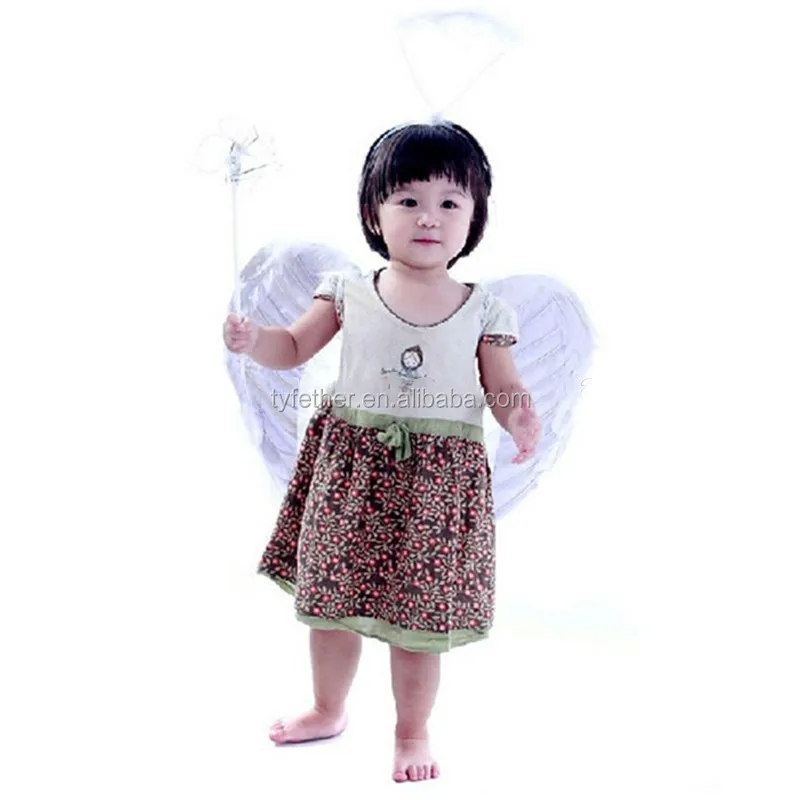Sales New Angel Wings White Photo Baby Kids For Decoration Feather
