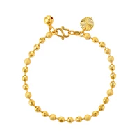 

75218 xuping manufacturers wholesale beaded 24k gold plated bracelet