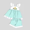 Wholesale new summer baby dresses sets sleeveless girls pattern clothing