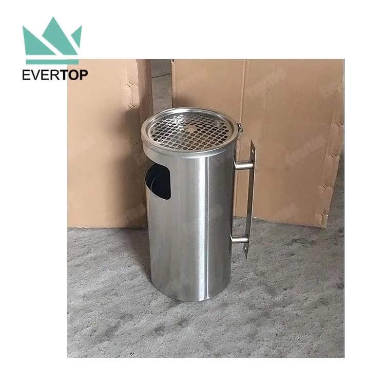 Db35w Stainless Steel Wall Mounted Dustbin Hanging Dust Bin Wall