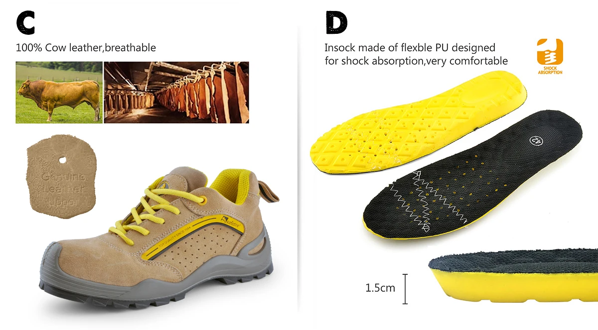 safety shoes brand name list