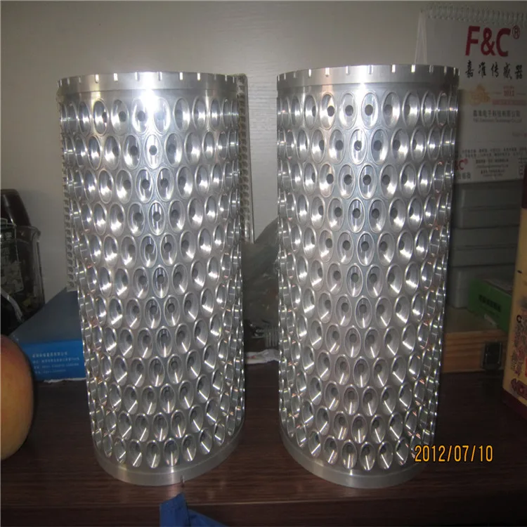 
Aviation Aluminum Softgel Capsule Die roll tooling Softgel Mold cuter for paintball with wedge 