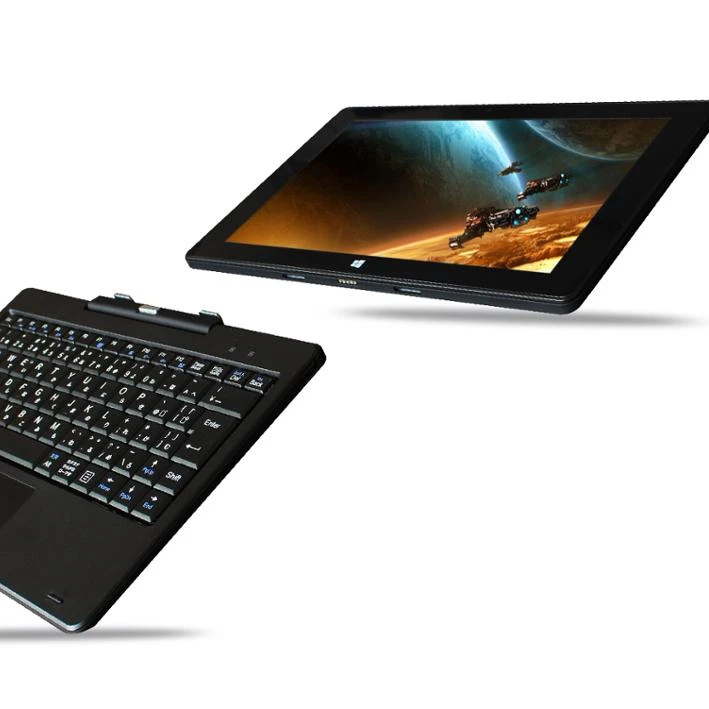 

CE RoHS 10.1 inch Mid Laptop And Keyboard Tablet PC Combined From China