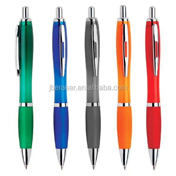 Cheap Wholesale Curvy transparent Promotional Ball Pen.jpeg