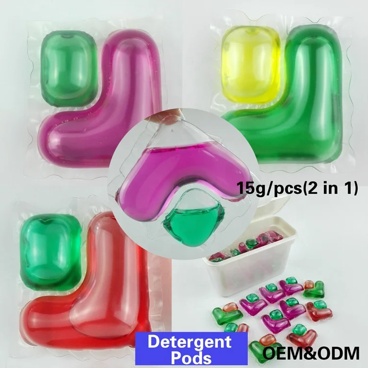 
10g-30g OEM washing detergent capsules, liquid laundry pods detergent 