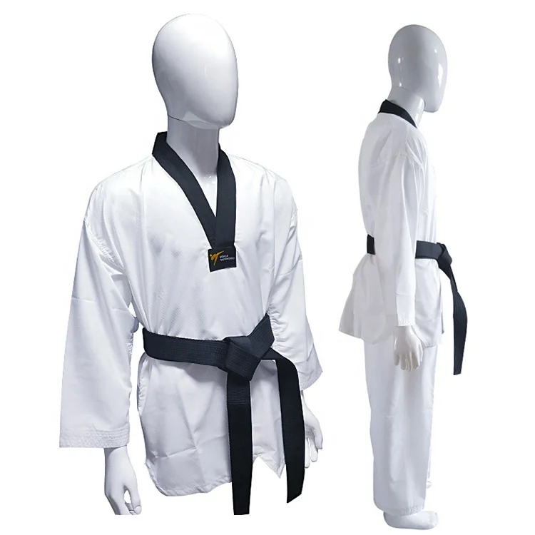

Logo custom wtf approvedtraining white superlight taekwondo master uniform