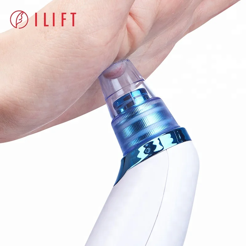 

Handheld Homeuse Facial Pore Cleaner Vacuum Pore Cleanser as Seen on TV, White with blue or red