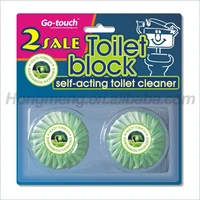 

Go-touch 50g Green Deodorant toilet bowl block cistern cleaner detergent color tablet