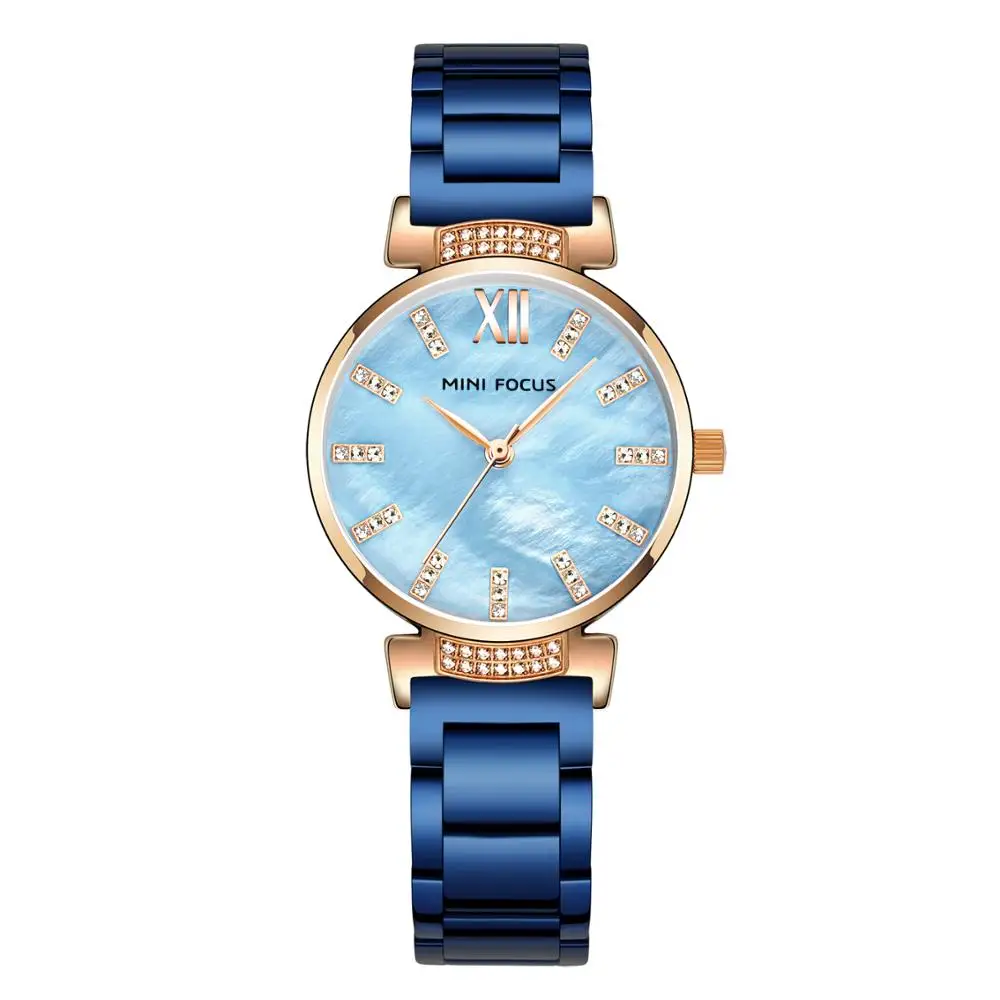 

MINI FOCUS MF0227L Ladies Quartz Watches Fashion Stainless Steel Simple Famous Brand Female Clock, N/a