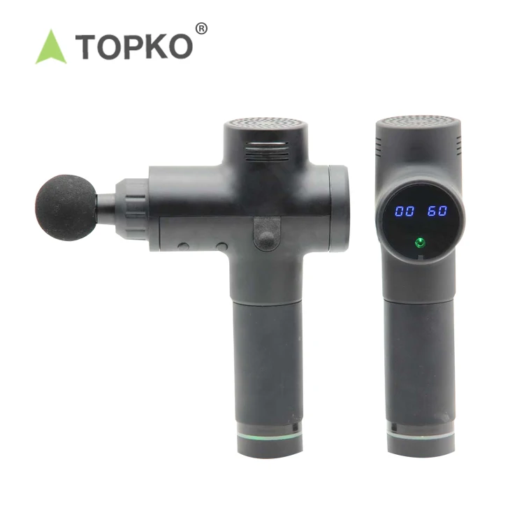 

TOPKO wholesale custom logo portable deep tissue muscle physical therapy pain relief handheld wireless massage gun