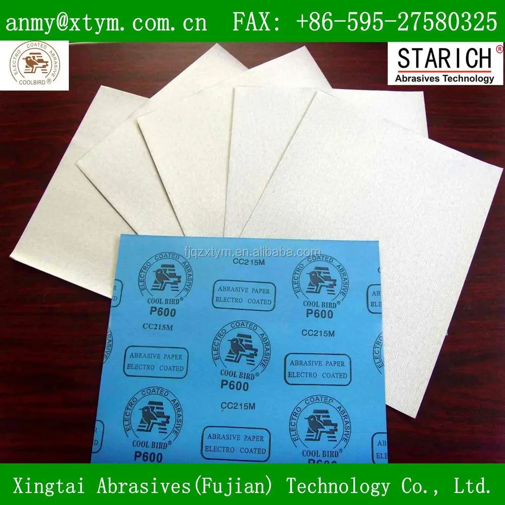 Electro Coated Silicon Carbide Abrasive Paper With Blue Bottom Buy Electro Coated Silicon
