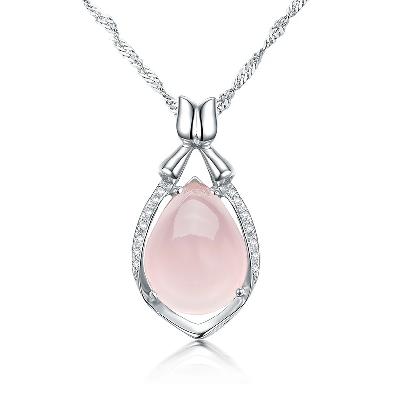 

Tryme Jewelry Korean fashion 925 silver certificate Hibiscus stone pendant jewelry pendant jewelry wholesale fashion exquisite w, N/a