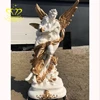 Large Outdoor Home&Garden Decoration Fiberglass New Product Golden Cupid And Psyche Eros Statue