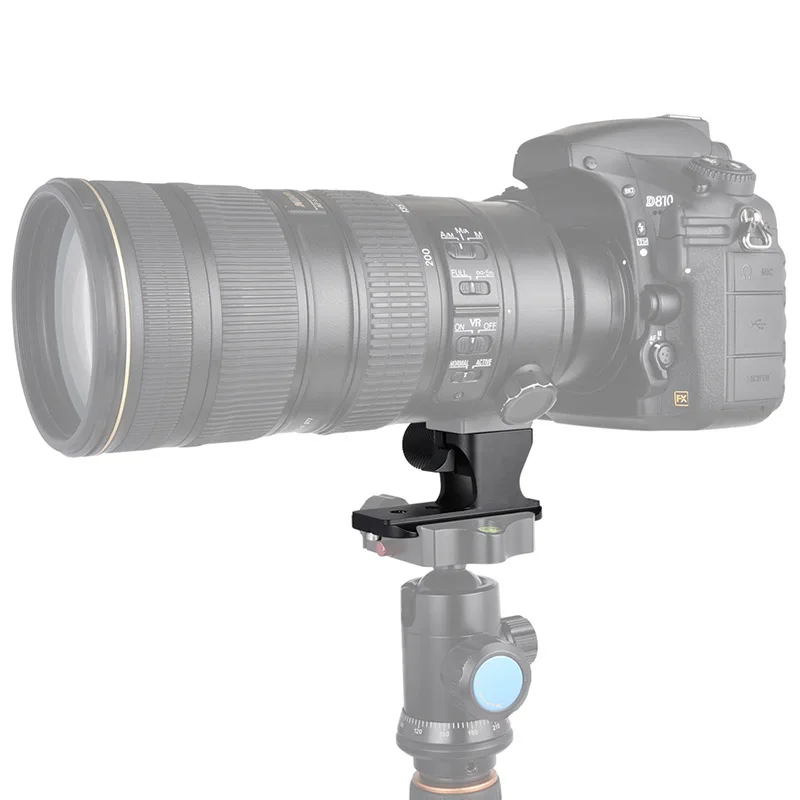 

Zhongshan equipment F2.8 VR II lens holder heavy long lens support, Black