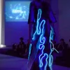 High brightness long life flash EL wire light Costume,clothes with 12V DC or 3V DC inverter