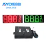 8 Inch LED Gas Price Sign, 7 Segment Outdoor Used Gas Station Advertising Signs with Control Box