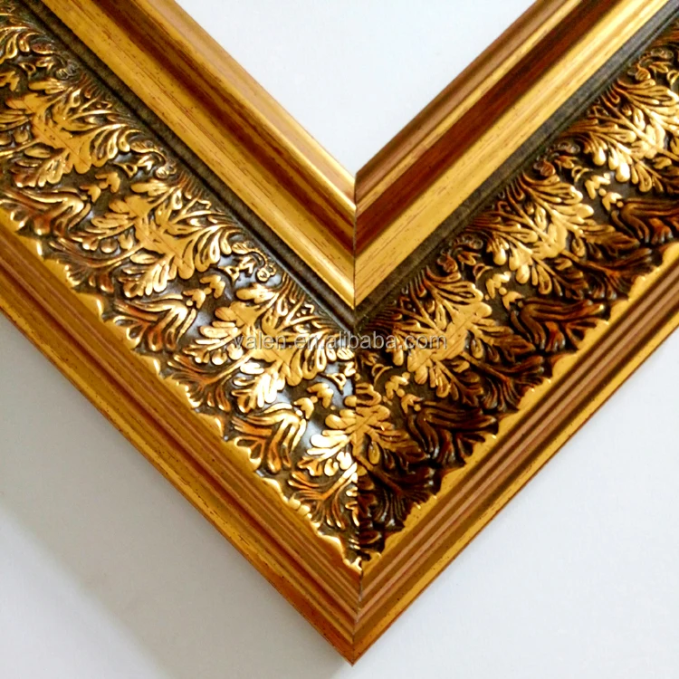4.6 Inch Wide Big Oil Painting Style Embossing Picture Frame Moulding