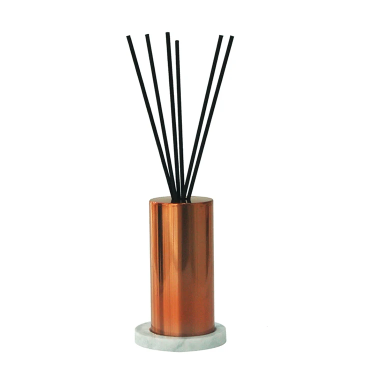 

home fragrance luxury Perfume aroma Reed Diffuser Set with Marble plate and 10ML PET bottle, Customized