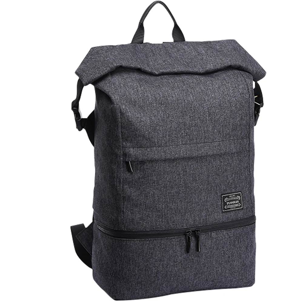 roll top backpack shoe compartment