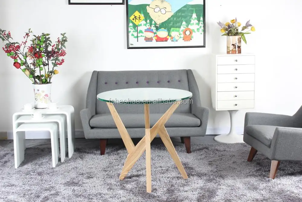 original design fashionable cross dining table