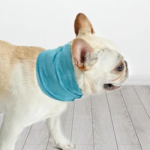 Image of Summer Dog Scarf Towel Dog Pet Cooling bandana