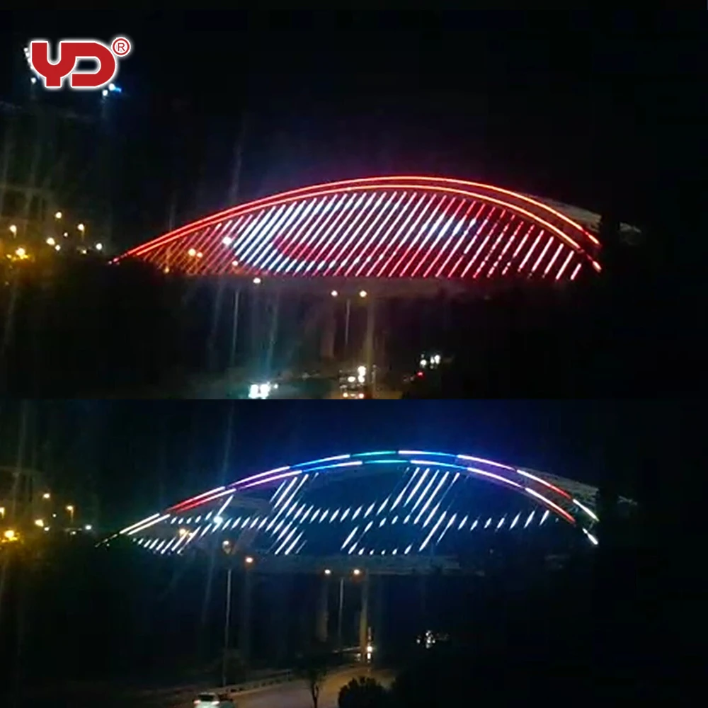 
YD high quality individual led rgb pixel dmx controller for bridge decorations 