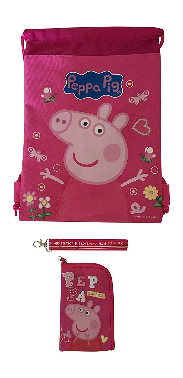 peppa pig wheeled bag