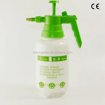 water spray bottle with pump