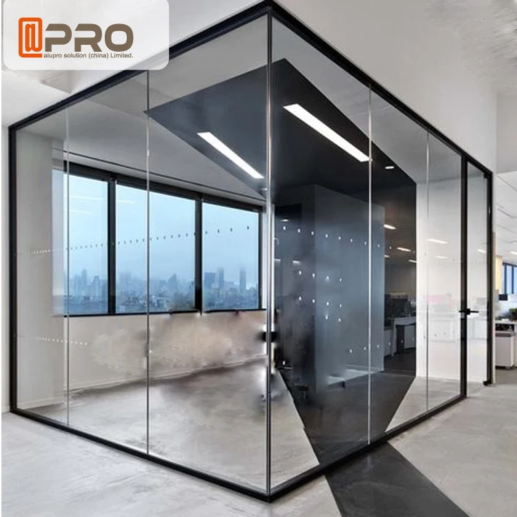 Modern Design Frameless Glass Office Partition/movable Office Partition